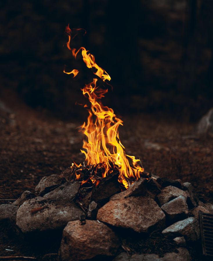 Camp Fire in Gandikota